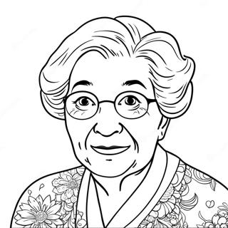 Pagina Para Colorear De La Abuela 90402-30416