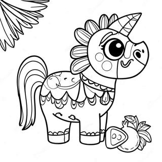 Pagina Para Colorear De Pinata Festiva 90561-30549