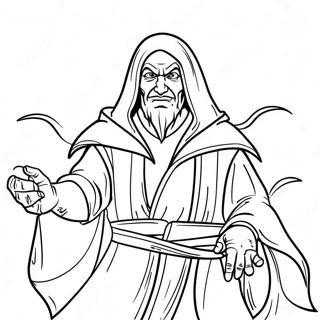 Pagina Para Colorear De Hechicero Malvado 90765-30705