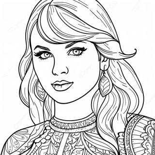 Reputación Taylor Swift Páginas Para Colorear