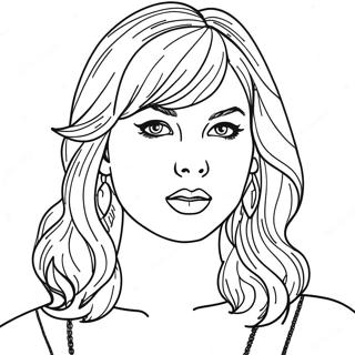 Pagina Para Colorear De Taylor Swift En Reputation 90942-30835