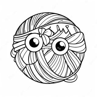 Pagina Para Colorear De Bola De Hilo Con La Letra Y 91047-30926