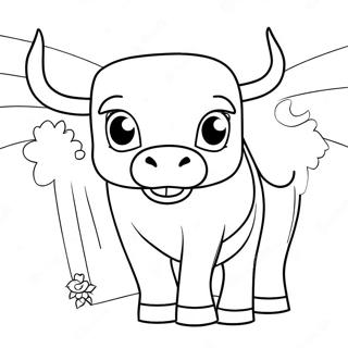 Pagina Para Colorear De La Mascota De Los Chicago Bulls 91279-31173