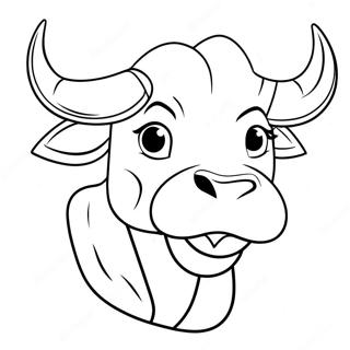 Pagina Para Colorear De La Mascota De Los Chicago Bulls 91279-31174