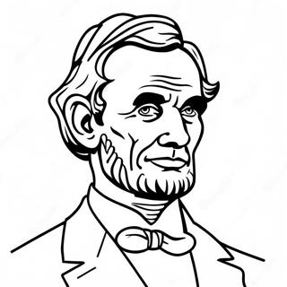 Abraham Lincoln Páginas Para Colorear