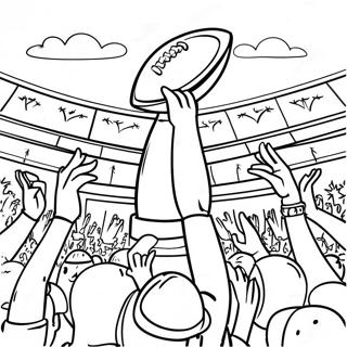 Super Bowl Páginas para colorear