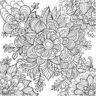 Pagina Para Colorear De Patrones Intrincados De Rangoli 92169 31868