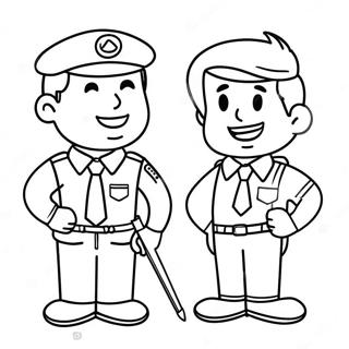 Pagina Para Colorear De Personajes Diversos Del Dia De La Carrera 92300-31974