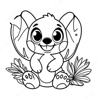 Ohana Stitch Páginas Para Colorear