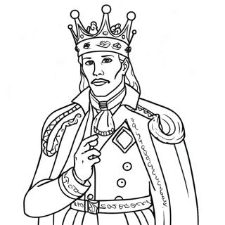 Pagina Para Colorear De King Von Con Atuendo Elegante 92404-32054