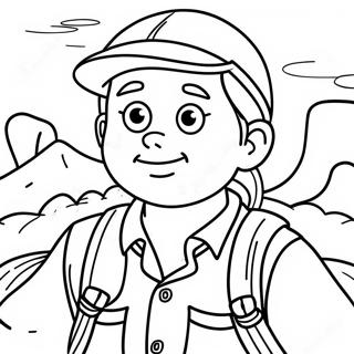 Pagina Para Colorear De La Curiosa Amanda La Aventurera 92508-32134