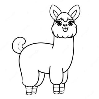 Pagina Para Colorear De Llama Llama Lindo 92583-32185