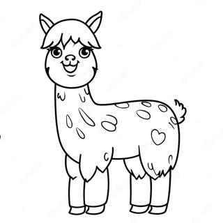 Pagina Para Colorear De Llama Llama Lindo 92583-32186