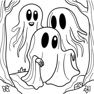 Pagina Para Colorear De Fantasmas Misteriosos 92635-32226