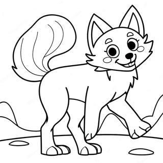 Pagina Para Colorear De Lobo Anime Jugueton 92663 32257