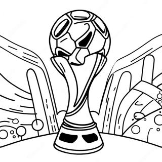 Copa Del Mundo Páginas Para Colorear