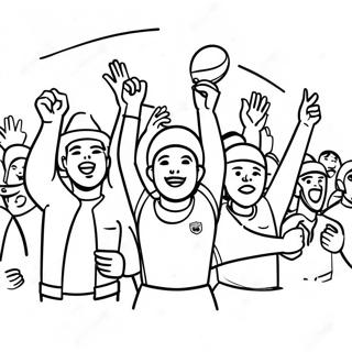 Copa Del Mundo Páginas para colorear