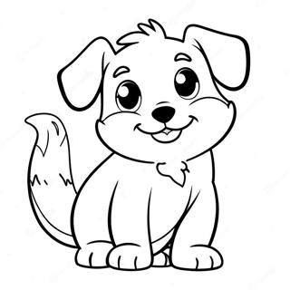 Perro Cachorro Realista Páginas para colorear