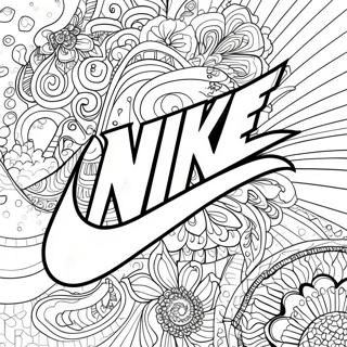 Pagina Para Colorear Del Logo De Nike 9289-1394