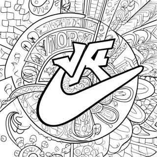 Pagina Para Colorear Del Logo De Nike 9289-1395