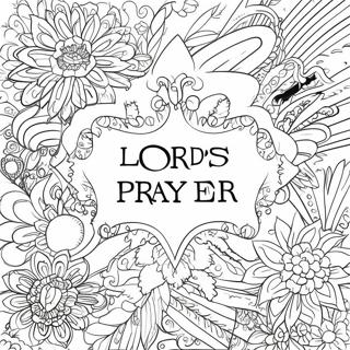 El Padre Nuestro Páginas para colorear