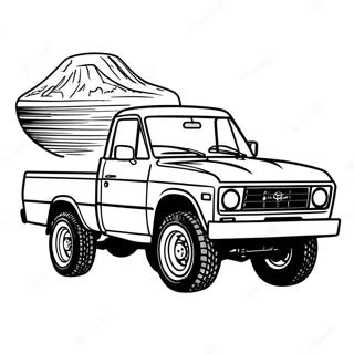 Pagina Para Colorear De Un Camion Toyota Clasico 92942-32468