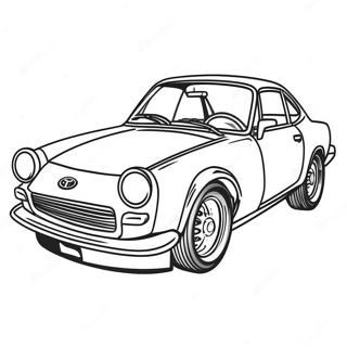 Pagina Para Colorear De Un Coupe Toyota Deportivo 92943-32470