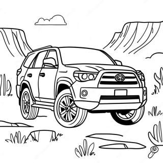 Pagina Para Colorear De La Aventura Suv De Toyota 92944-32474