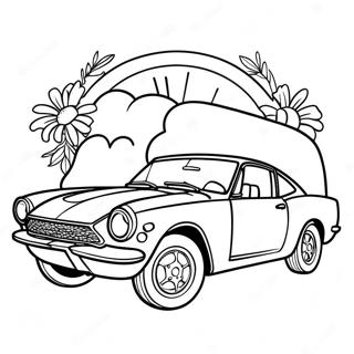 Pagina Para Colorear De Un Coche Toyota Vintage 92945-32477