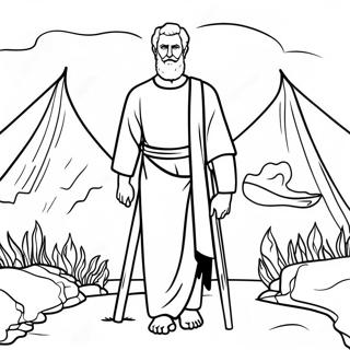 Abraham Páginas para colorear