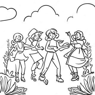 Pagina Para Colorear De Festivales Tradicionales Del Campo 93459 32878