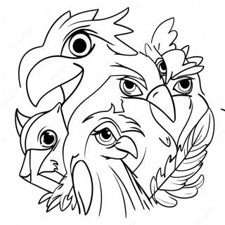 Pagina Para Colorear Del Retrato Familiar De La Saga Wingfeather 93511-32920