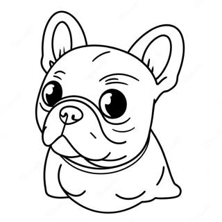 Frenchie Páginas Para Colorear