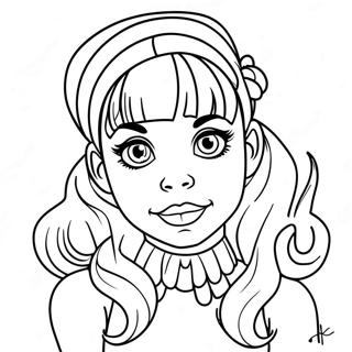 Melanie Martinez Páginas Para Colorear