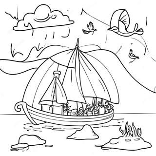 Pagina Para Colorear De Viaje Aventurero De Migracion 94334-33554