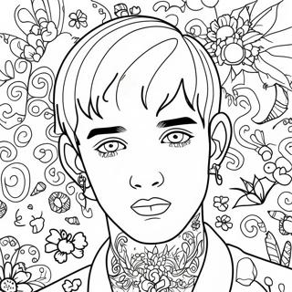 Pagina Para Colorear De Lil Peep 94408-33674