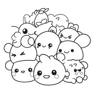 Tsum Tsum Páginas Para Colorear