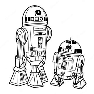 R2d2 Páginas Para Colorear