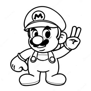 Nueva Película De Super Mario Bros Páginas Para Colorear