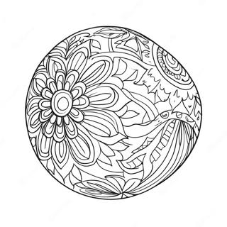 Pagina Para Colorear De Una Pelota 95309-34499