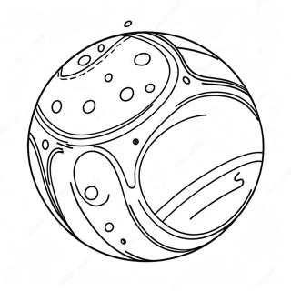 Pagina Para Colorear De Una Pelota Colorida Rebotando 95310-34501