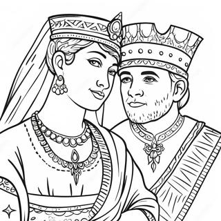 Pagina Para Colorear De Esther Y El Rey Jerjes 95489-34650