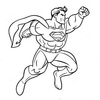 Pagina Para Colorear Del Superheroe Invencible En Accion 95513-34661