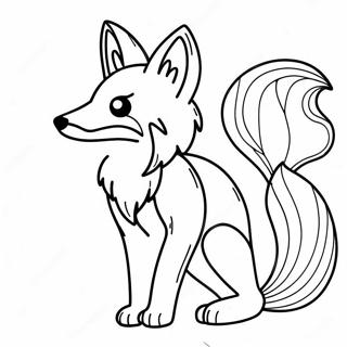 Pagina Para Colorear De La Colorida Zorra Therian 95591 34766