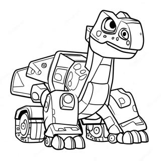 Dinotrux Páginas Para Colorear