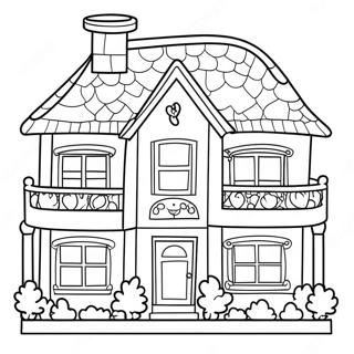 Pagina Para Colorear De La Encantadora Casa De Munecas Toca Boca 95822 34952