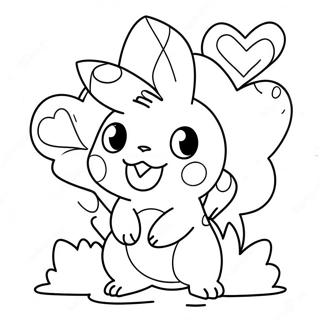 Pagina Para Colorear De Pokemon Para San Valentin 96154-35196