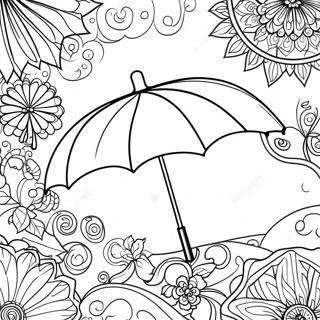 Pagina Para Colorear De Un Paraguas 96258-35276