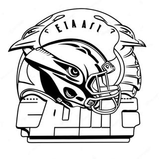 Pagina Para Colorear Del Logo De Los Seahawks 96490-35455