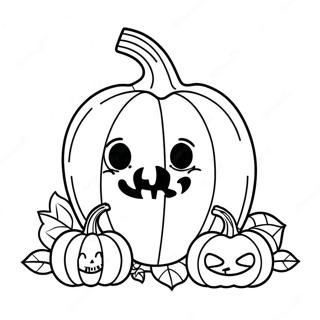 Pagina Para Colorear De La Encantadora Calabaza De Halloweentown 96519-35490